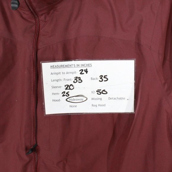 LL Bean Purple Primaloft Insulated Mid-Length Windbreaker Jacket Size XL - Picture 11 of 11